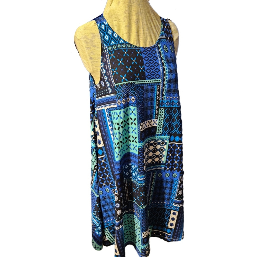 Bobbie Brooks Blue Scoop Neck Sundress